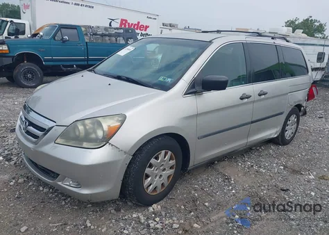2006 Honda Odyssey Lx из США, поврежденный, VIN 5FNRL38266B020057